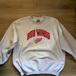 Vintage Red Wings Crew Neck